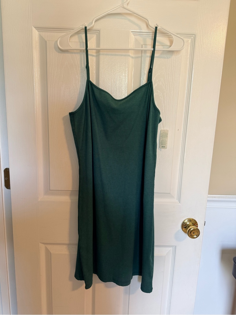 aerie Teal Ribbed Tank Top